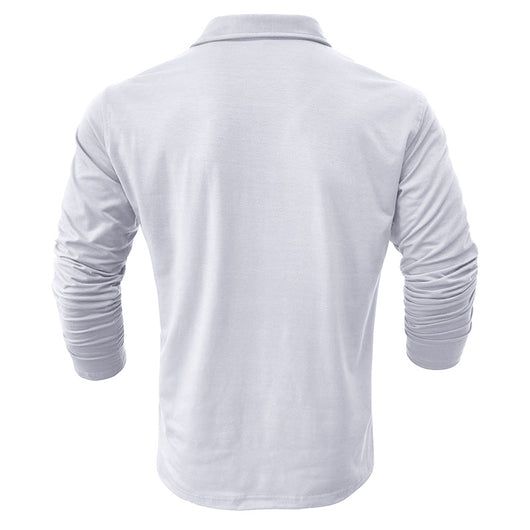 Camisa Clásica de Manga Larga Estilo Europeo para Hombre - Image 41