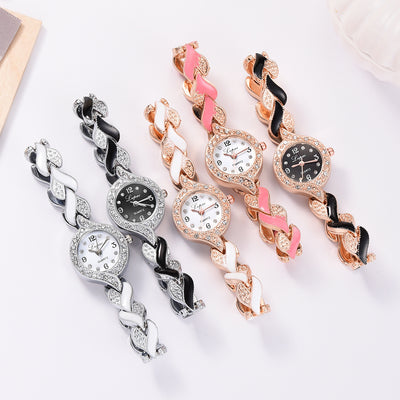 Reloj de Pulsera de Aleación con Diamantes para Dama - Image 5