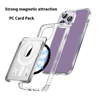 Funda Magnética Transparente para Teléfono con Soporte de Tarjetas - Image 12
