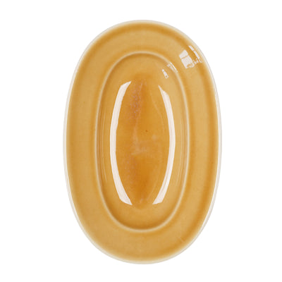 Plato de Cena Ovalado Artesanal con Esmalte Vintage - Image 17