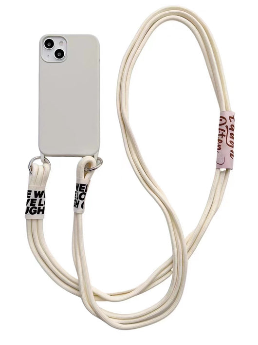 Funda de Silicona Líquida con Correa Diagonal para Celular - Image 8