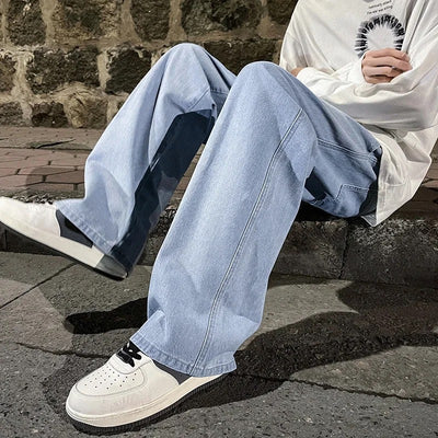Jeans Rectos Holgados Diseño Americano para Hombre - Image 13