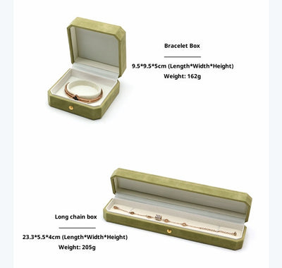 Caja Octagonal de Joyería con Encaje - Organizador de Anillos, Pendientes y Pulseras - Image 10