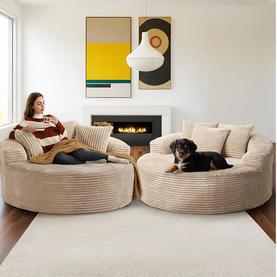 Sillón Reclinable Redondo de Diseño Moderno - Image 2