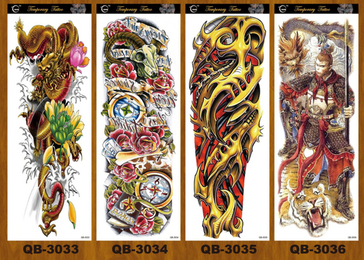 Manga Completa Tatuaje Temporal Impermeable Serie QB - Image 12