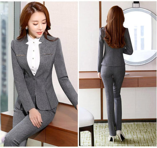 Blazer Slim Elegante para Mujer - Traje Ejecutivo Primavera Otoño - Image 7