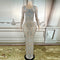 Vestido Brillante con Detalles de Diamante