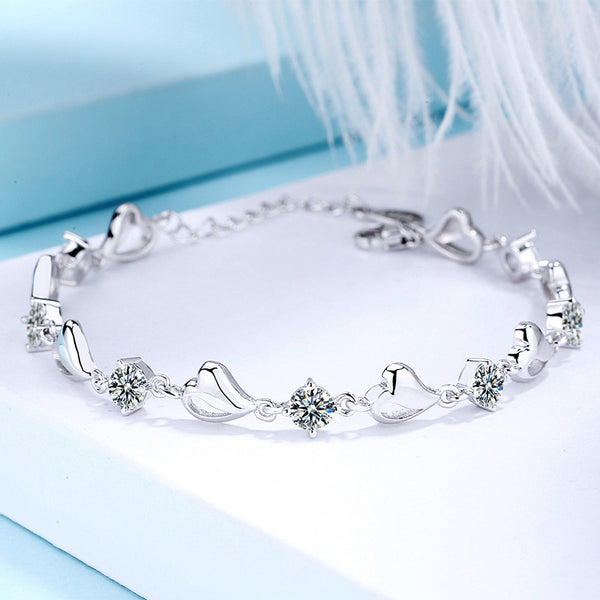 Pulsera de Corazón Minimalista para Mujer