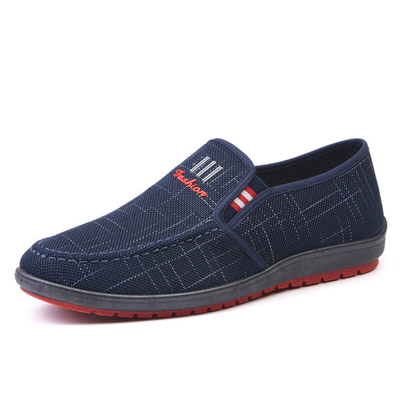 Zapatos de Lona Casual Estilo Pekín Antiguo Transpirables