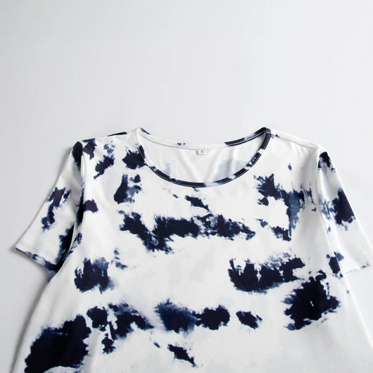 Blusa Casual de Manga Larga con Estampado y Cuello Redondo - Image 3