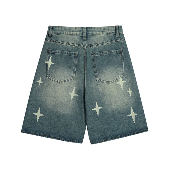 Pantalones Cortos Estampado Asterism para Hombre