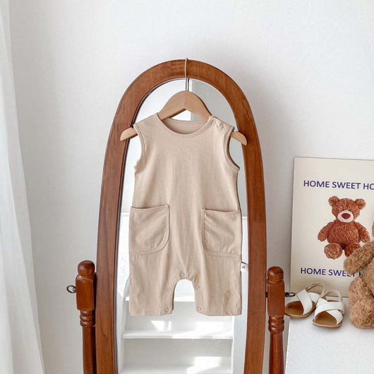 Enterizo Nórdico Minimalista para Bebé - Unisex sin Mangas - Image 5
