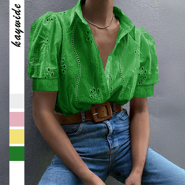 Playera Hueca Estilo Y2K Hot Girl - Diseño Europeo y Americano