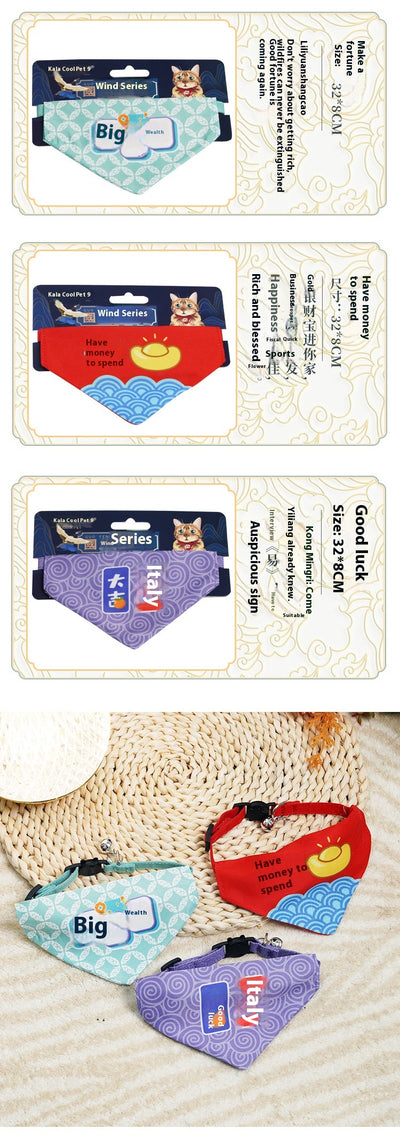 Pañoleta Triangular Ajustable para Mascotas - Accesorios Decorativos - Image 17
