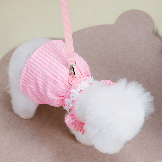 Vestido Princesa para Mascotas con Rayas Verticales - Image 10