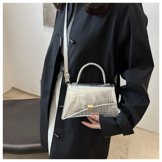 Bolso de Cuero PU Texturizado Casual para Mujer - Diseño Minimalista - Image 39