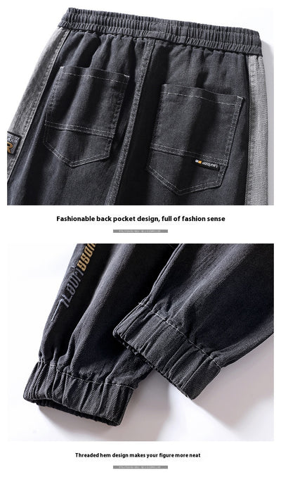 Jeans Hombre Primavera Corte Relajado Ajuste Cónico Stretch - Image 26