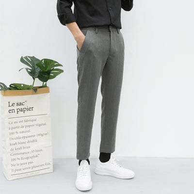 Pantalones Slim Rectos Versátiles de Moda para Hombre - Image 13