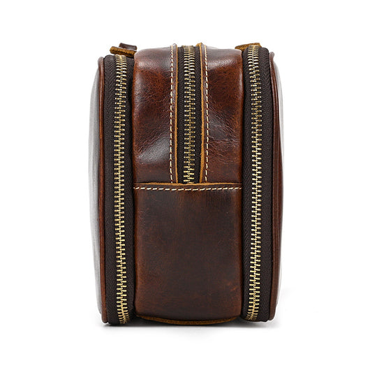 Bolsa de Viaje para Cosméticos de Cuero con Gran Capacidad - Image 7