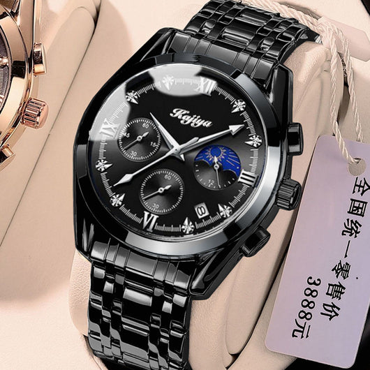 Reloj Deportivo Coreano de Acero con Banda de Cuarzo - Image 6