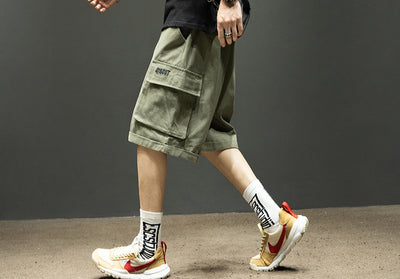Pantalones Cortos Cargo con Múltiples Bolsillos para Hombre - Verano - Image 11