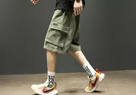 Pantalones Cortos Cargo con Múltiples Bolsillos para Hombre - Verano - Image 11