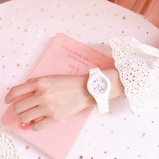 Reloj de Colores Pastel Estilo Kawaii Japonés - Image 3