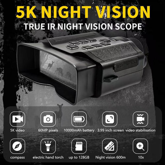 Binoculares Infrarrojos 5K con Grabación de Video - Visión Nocturna Profesional - Image 20