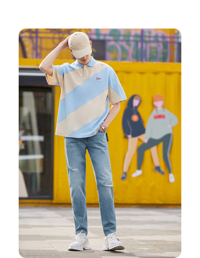 Jeans Rectos Coolmax Life Series Azul Claro para Hombre - Image 6