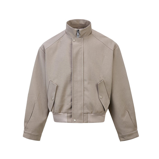 Chaqueta Raglan Casual con Cuello Alzado - Image 21
