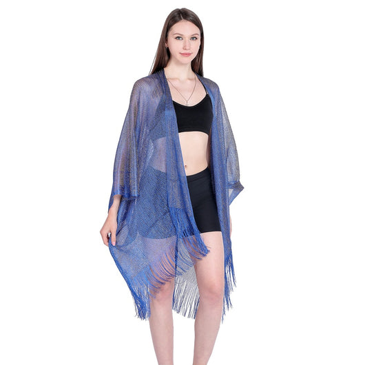 Blusa Playera con Cintas Doradas y Plateadas - Protección Solar Elegante - Image 30