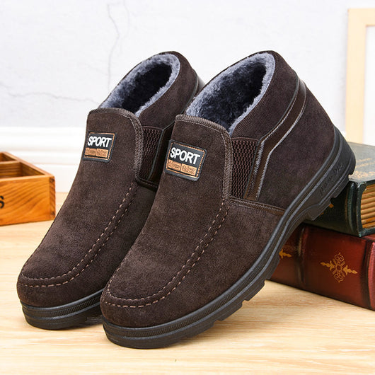 Zapatos de Algodón para Hombre Invierno con Forro de Terciopelo - Image 3