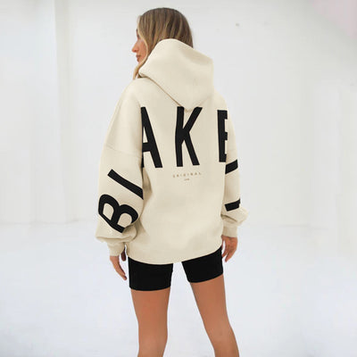 Sudadera Estampada Gruesa Oversize de Manga Larga Versátil - Image 53