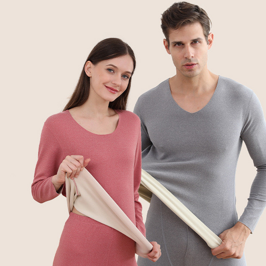 Conjunto Térmico Largo para Mujer con Superficie Fleece AB