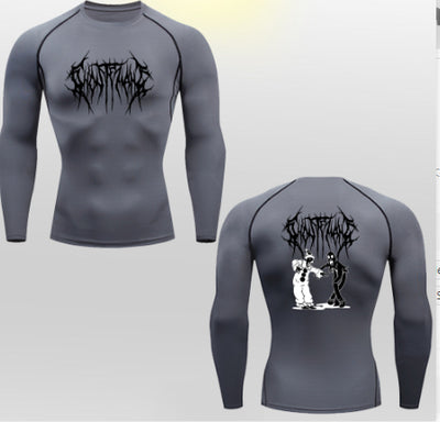 Playera Deportiva Elástica con Estampado 2D de Secado Rápido para Hombre - Image 6