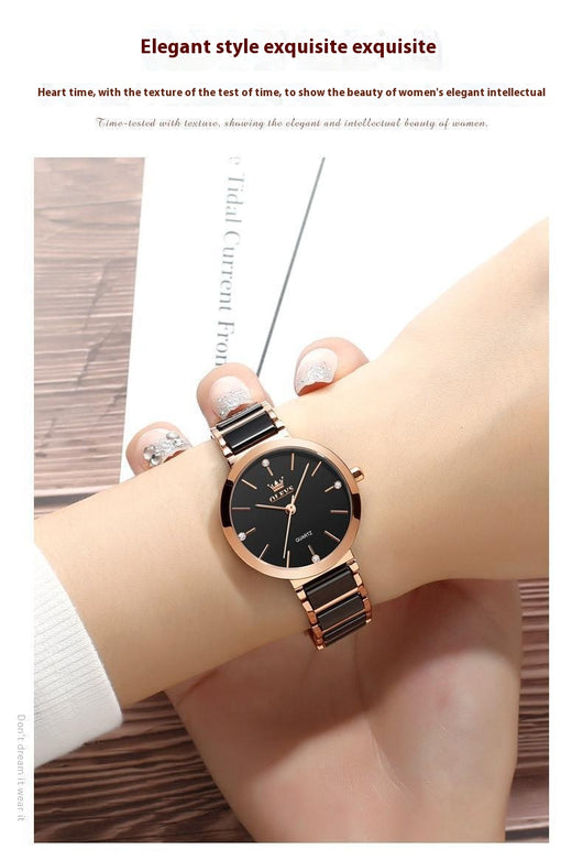Reloj de Lujo para Mujer con Movimiento de Cuarzo y Resistencia al Agua - Image 8