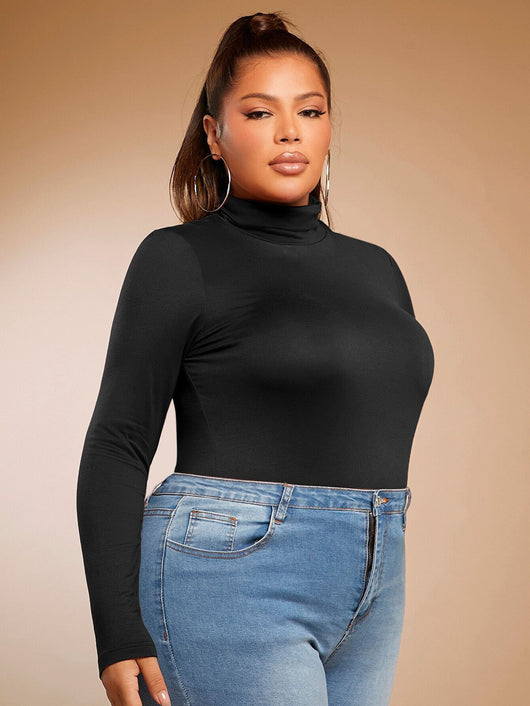 Blusa Reductora de Cuello Alto Ajuste Slim - Image 12
