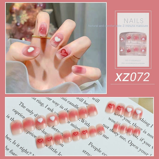 Uñas Postizas Diseño Tulipán Pintadas a Mano - Image 16