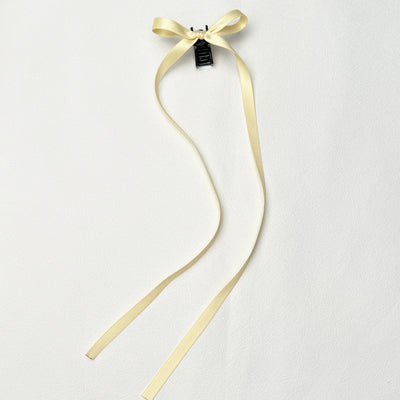 Pinza para Cabello Tipo Garra con Moño de Cinta de 36cm - Poliéster Algodón - Image 7