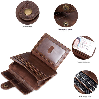 Cartera Minimalista de Cuero para Monedas y Tarjetas de Transporte - Image 3