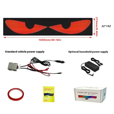 Pantalla LED Flexible para Parabrisas Dinámico con Adhesivos Luminosos - Image 6
