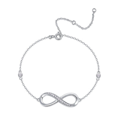 Pulsera de Plata S925 con Moissanita Premium - Joyería Lujo Ligero Chapada en Platino - Image 12