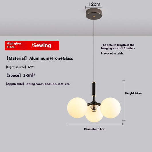 Lámpara Colgante Nórdica para Dormitorio y Sala de Estar - Image 6