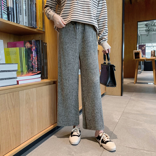 Conjunto de Lactancia Tejido Dos Piezas con Pantalón Ancho - Image 3