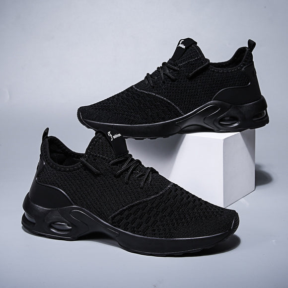 Zapatillas Deportivas Tejidas Transpirables Estilo Coreano