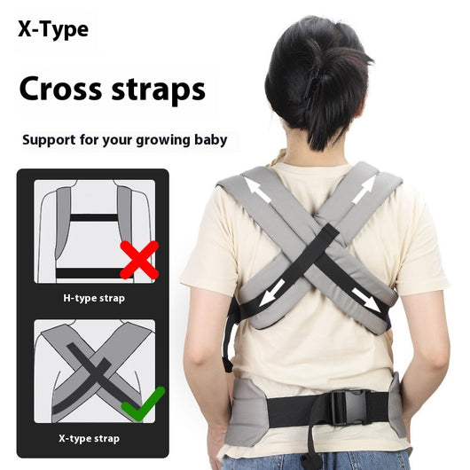 Mochila Portabebé Ergonómica Algodón - Frente y Espalda - Image 17