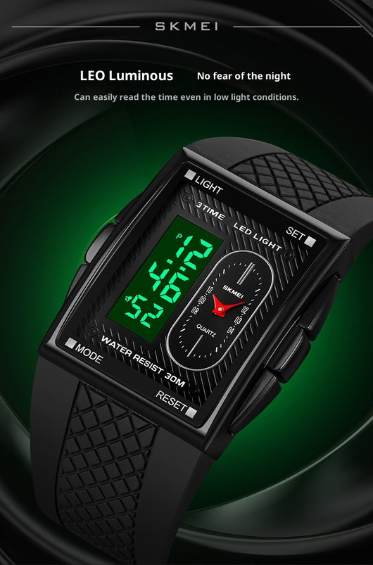 Reloj Deportivo Inteligente Dual para Estudiantes - Resistente al Agua - Image 11