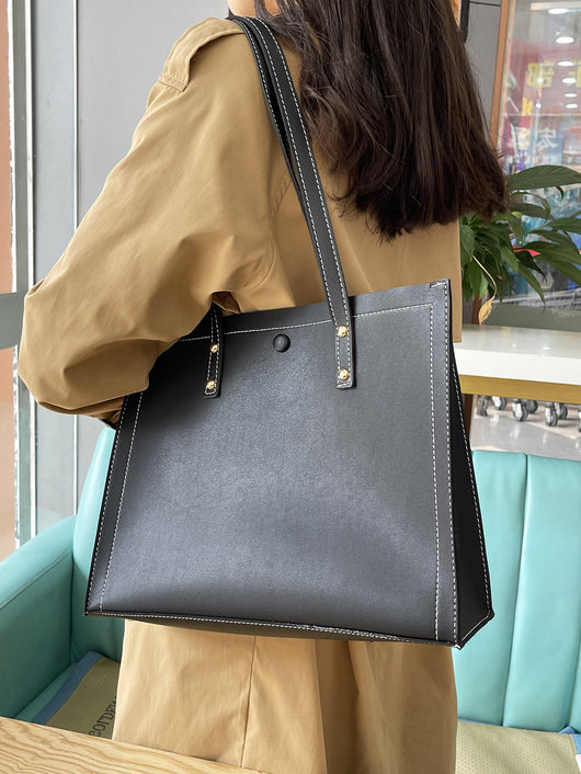 Bolso Tote Elegante con Diseño en Relieve - Estilo Europeo - Image 10