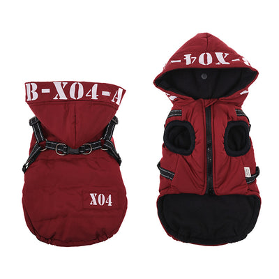 Abrigo Impermeable para Perros con Forro Polar y Capucha - Image 6