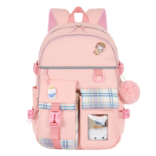Mochila Escolar Ligera y Adorable con Diseño de Dibujos Animados - Image 12